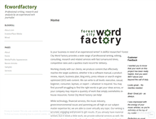 Tablet Screenshot of fcwordfactory.com